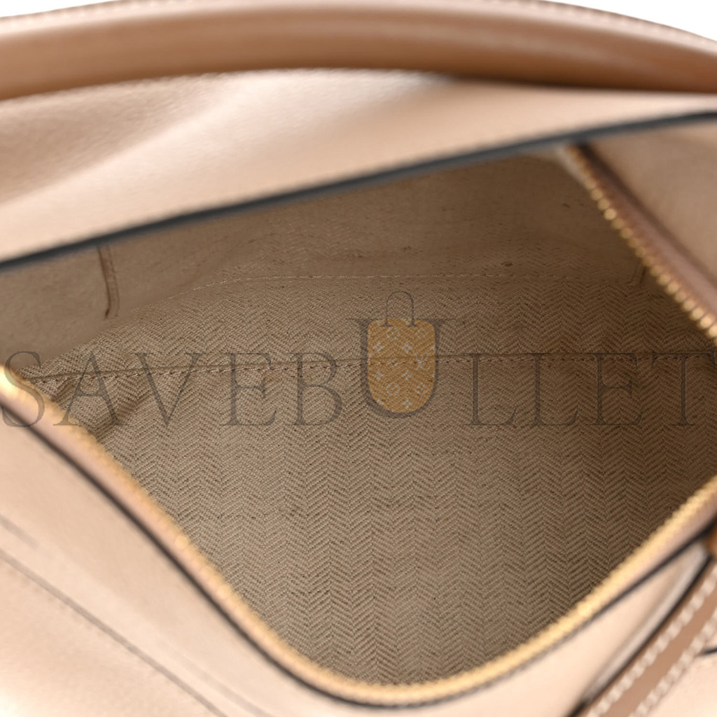 LOEWE GRAINED CALFSKIN SMALL PUZZLE BAG SAND MINK (24*16.5*10.5cm)