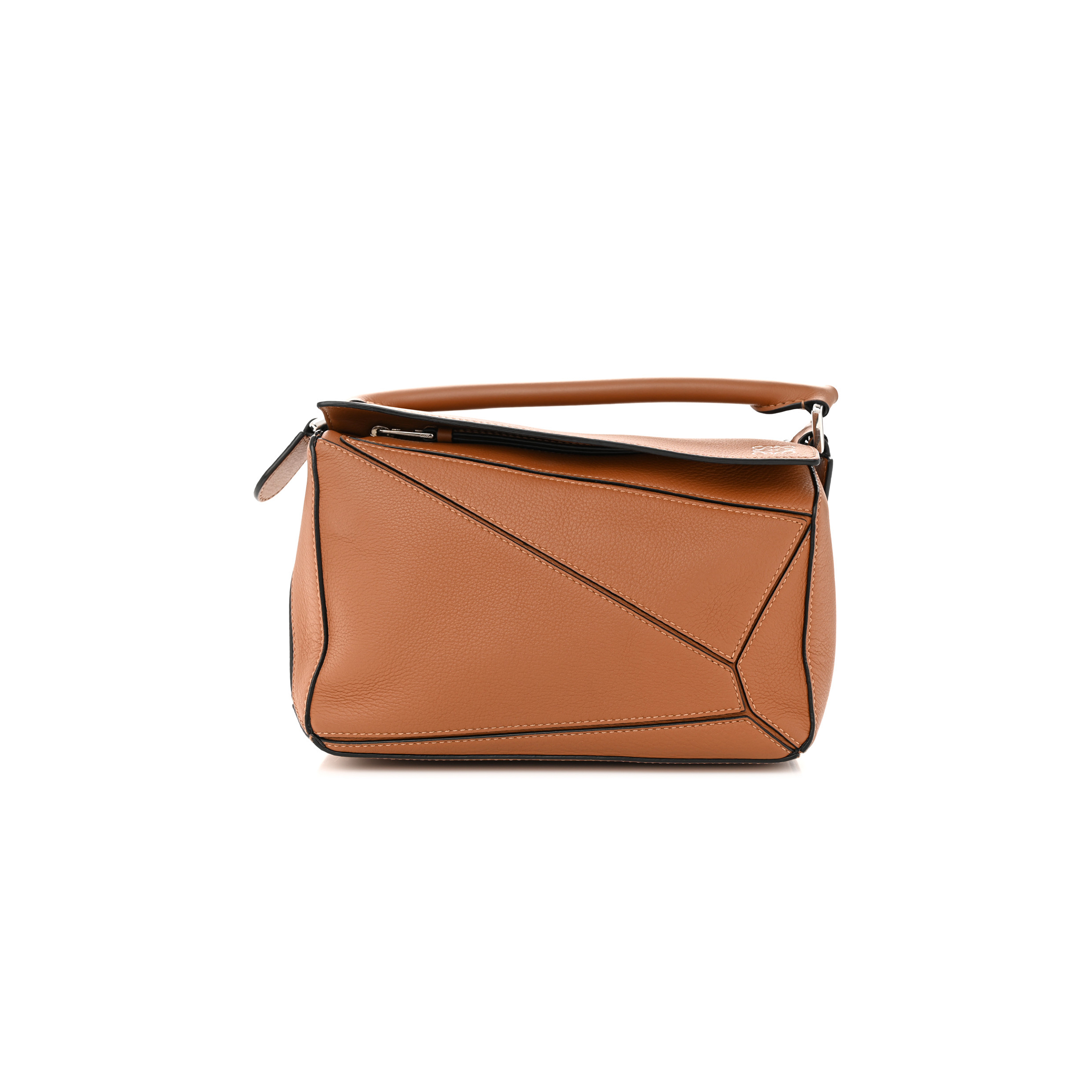 LOEWE CALFSKIN SMALL PUZZLE BAG TAN (24*16.5*10.5cm)