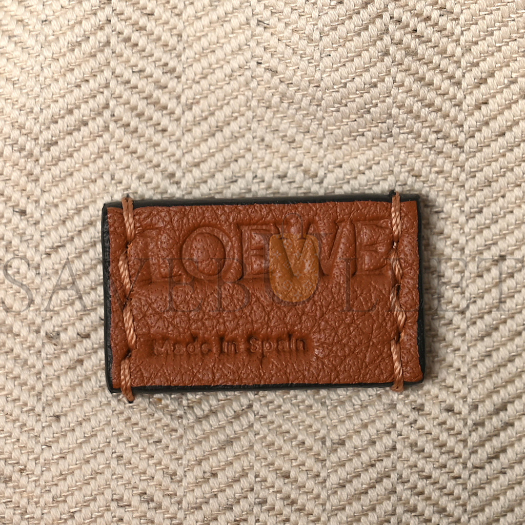 LOEWE CALFSKIN MINI PUZZLE BAG TAN (18*12.5*8cm)