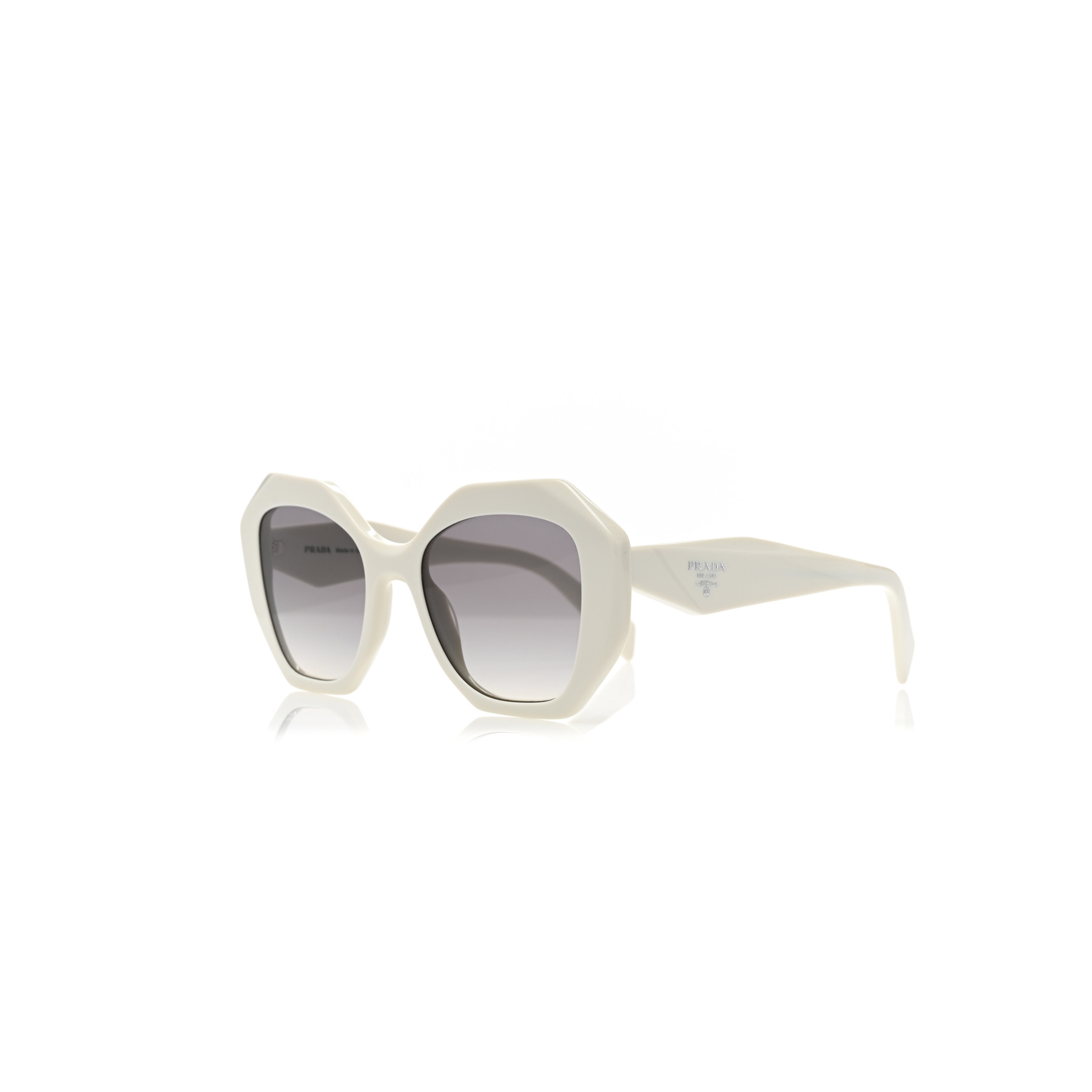 PRADA SUNGLASSES SPR 16W WHITE PRADA SUNGLASSES SPR 16W WHITE