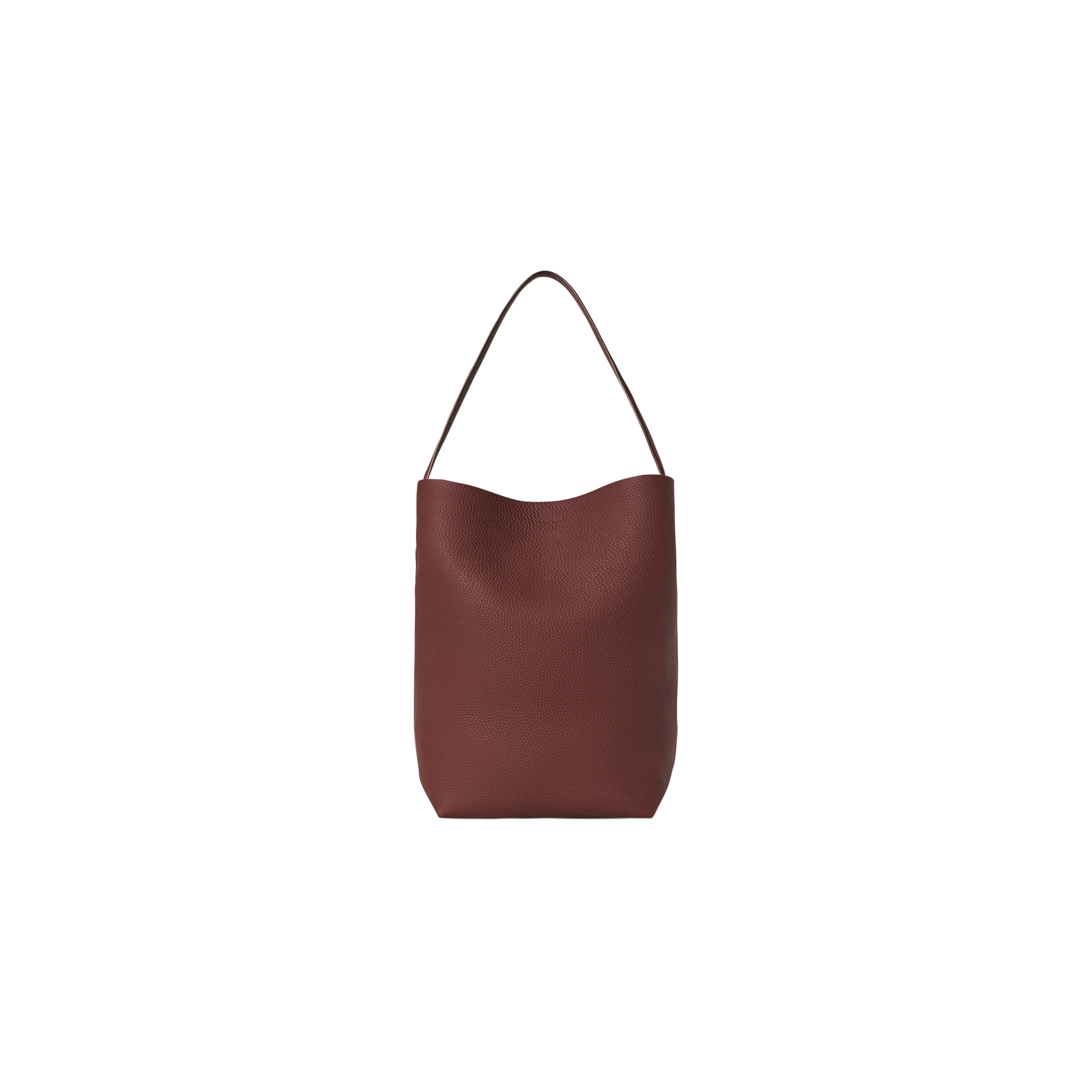 THE ROW LARGE NS PARK TOTE IN LEATHER BURNT WOOD W1273L129BWOD (17*15*8cm) THE ROW LARGE NS PARK TOTE IN LEATHER BURNT WOOD W1273L129BWOD (17*15*8cm)