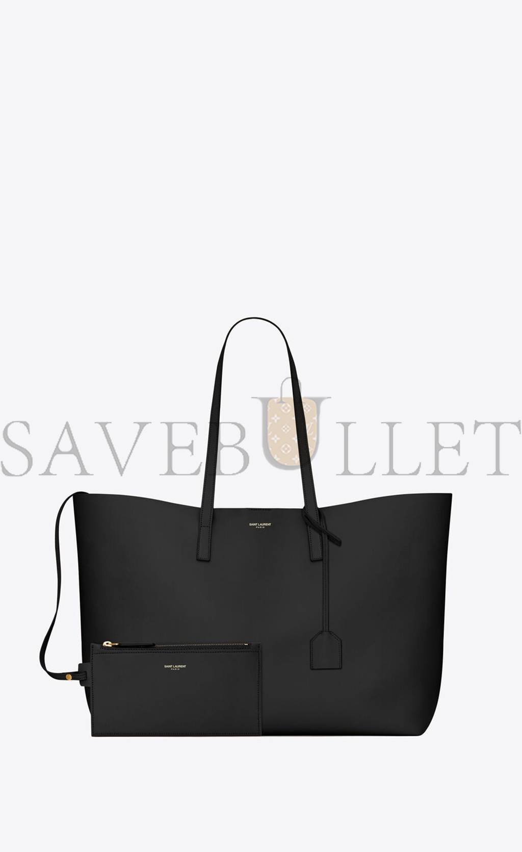 YSL SHOPPING SAINT LAURENT EW IN SUPPLE LEATHER 600281CSV0J1000 (37*28*13cm)